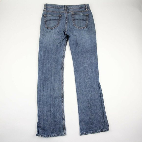 X2 Denim Laboratory Womens Boot Leg Jeans Light Wash Low Rise Size 6 Long - Picture 10 of 10